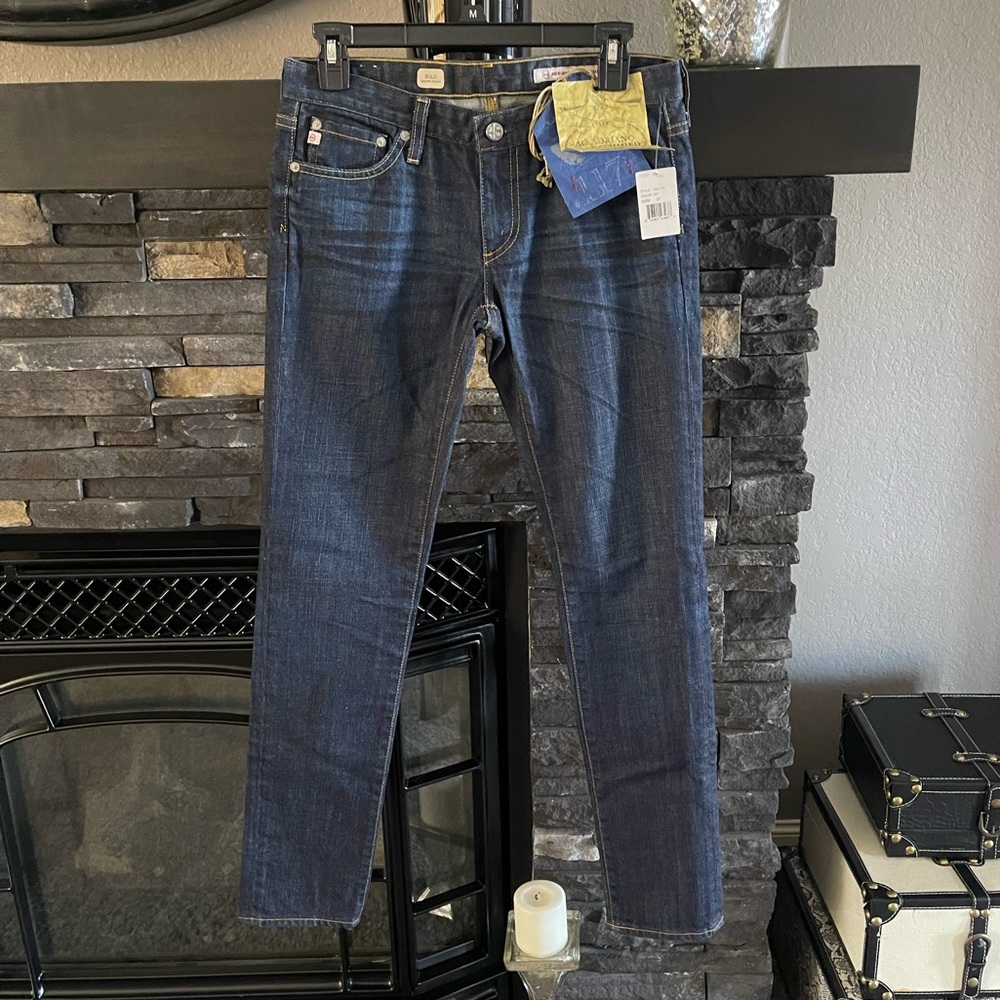 Womens AG Adriano Goldschmied Jeans Size 27 Cigarette straight leg jean BNWT